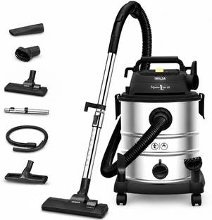 Inalsa Master Vac 25 |Wet & Dry Heavy Duty 1700W|22KPA|HEPA Filter|SS Metal Tank Wet & Dry Vacuum Clea...