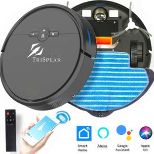 TriSpear Robot Vacuum Cleaner with Powerful Suction Wet & Dry Vacuum Cleaner with 2 in 1 Mopping and V...