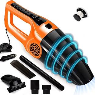 Leemoza Elegant Car Vacuum Cleaner with High Suction Power, Full Set of Accessories Car Vacuum Cleaner with Anti-Bacterial Cleaning