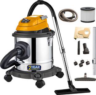 iBELL YOVER YO1200 17Kpa 1200W 15 Liters ,Blower Function, Wet & Dry Wet & Dry Vacuum Cleaner with 2 i...