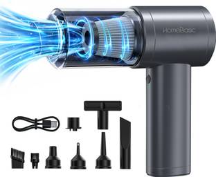 HOMEBASIC 4-in-1 Cordless Vacuum Cleaner with Blower | 12000Pa Suction | 8 Attachments | Cordless Vacu...