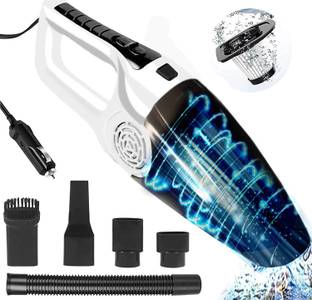 Zinsy Portable Ultra Car Vacuum Cleaner Powerful Suction with Anti-Bacterial Cleaning Car Vacuum Cleaner with 2 in 1 Mopping and Vacuum