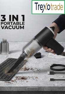 TREXOTRADE Highlights the ergonomic, handheld handle design for comfortable usage. Cordless Vacuum Cle...
