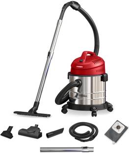 EUREKA FORBES Armor Wet & Dry Vacuum Cleaner 22 kPa High Power Suction Vacuum Cleaner | Blower Function | 20 litres Tank Capacity | High strength Stainless Steel Body | 7 Multipurpose Accessories |1 Year Warranty with 2 in 1 Mopping and Vacuum