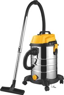 Polymak PMVC30L Wet & Dry Vacuum Cleaner - 30 Ltr -1200w, Vacuum >18kPa, Stainless Wet & Dry Vacuum Cleaner