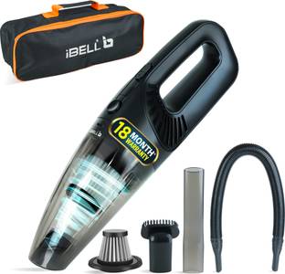 iBELL TURBOVAC800 Cordless Car Vacuum Cleaner, Rechargeable, Wet & Dry, High Suction Car Vacuum Cleaner