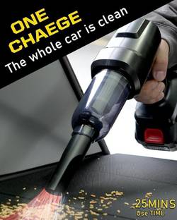 Xydrozen High Power 18000PA Car Vacuum Cleaner Cordless Vacuum Cleaner with Anti-Bacterial Cleaning, R...