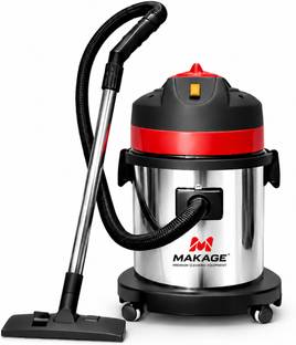 MAKAGE M 15 red Bagless Dry Vacuum Cleaner with Anti-Bacterial Cleaning