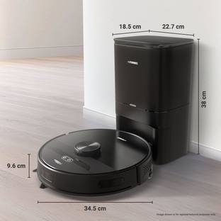 EUREKA FORBES Forbes Smartclean With Auto Bin Vacuum Cleaner Bagless Dry Vacuum Cleaner with 2 in 1 Mopping and Vacuum (WiFi Connectivity, Google Assistant)