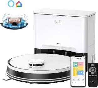 ILIFE A30 Pro Robotic Floor Cleaner with Reusable Dust Bag, Anti-Bacterial Cleaning, 2 in 1 Mopping an...