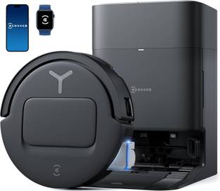 ECOVACS T80 Omni Black Robotic Floor Cleaner with 2 in 1 Mopping and Vacuum, Anti-Bacterial Cleaning, ...