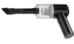 The Divine Tales Portable USB Car Vacuum Cleaner with Strong Suction & Multi Nozzles Hand-held Vacuum ...