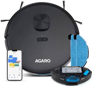 AGARO Alpha Robotic Floor Cleaner with 2 in 1 Mopping and Vacuum (WiFi Connectivity)