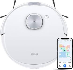 ECOVACS DEEBOT N10 Robotic Floor Cleaner (WiFi Connectivity, Google Assistant and Alexa)