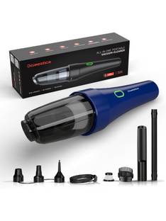 Domestica High Speed Power Suction | Handheld | Blower & Inflator | HEPA Filter | 4-in-1 Cordless Vacu...