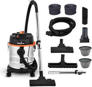 SAPORO AquaVac Vacuum Cleaner for Home Cleaning - with 1600W & 22kPa Powerful Suction Wet & Dry Vacuum...
