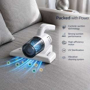 7ne7 mart Rechargeable Vacuum Cleaner with UV Light & High Suction Mite Remover Cleaner Cordless Vacuu...