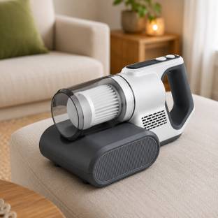 VEZPAX Portable Mattress Vacuum Cleaner with Strong Suction & UV Light Cordless Vacuum Cleaner with An...