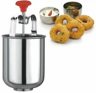 TRAD Stainless Steel Menduvada Maker Medu Vada Plastic Pack 1 Vada Maker