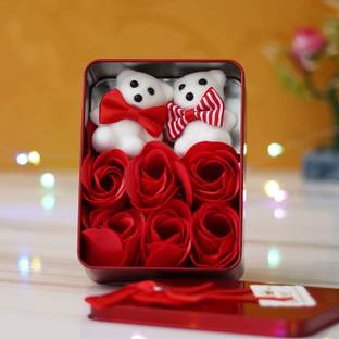 god & god's Artificial Flower, Showpiece, Soft Toy Gift Set