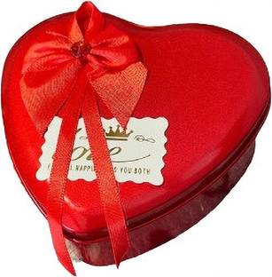 Heart Artificial Flower Gift Set
