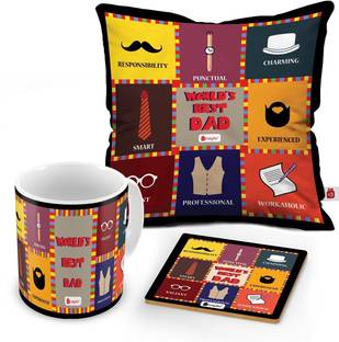 Indigifts Cushion, Greeting Card Gift Set