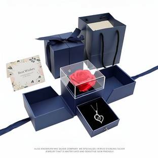 DANAVBOX Jewellery, Artificial Flower, Greeting Card, Showpiece Gift Set