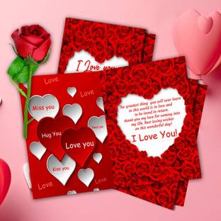 ME&YOU Greeting Card, Artificial Flower Gift Set