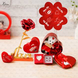 Xvision Artificial Flower, Showpiece, Jewellery, Keychain, Greeting Card Gift Set