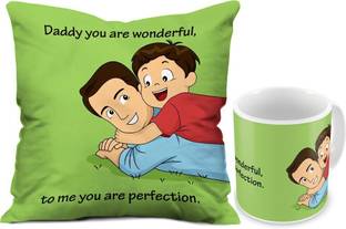 Indigifts Cushion, Greeting Card Gift Set