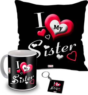 ME&YOU Cushion, Mug, Keychain Gift Set