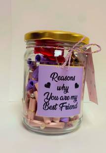 CTW Showpiece, Bottle, Message Pills, Artificial Flower Gift Set