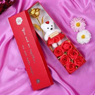 TIED RIBBONS Artificial Flower Gift Set
