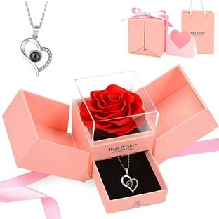 DANAVBOX Jewellery, Artificial Flower, Greeting Card, Showpiece Gift Set