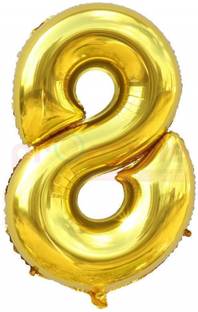 Urban Magic Solid Balloon Number - 8 Balloon