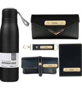 RIWYAN Wallet, Keychain, Bottle, Card Holder, Key Case Gift Set