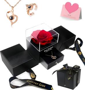 LeWIS Artificial Flower, Jewellery, Showpiece Gift Set