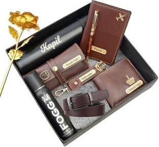 Theworldofgifts Belt, Keychain, Pen, Perfume, Wallet, Key Case Gift Set
