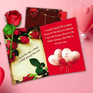 ME&YOU Greeting Card, Artificial Flower Gift Set
