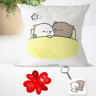 Cronkraft Cushion, Keychain, Greeting Card Gift Set