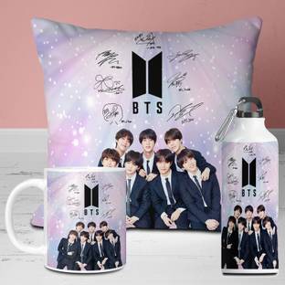 TrendoPrint Cushion, Mug, Sipper Gift Set
