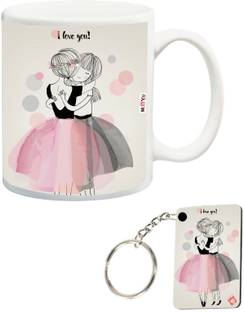ME&YOU Mug, Keychain Gift Set
