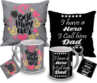 ME&YOU Cushion, Mug, Keychain Gift Set