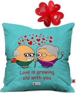 Indigifts Cushion, Greeting Card Gift Set