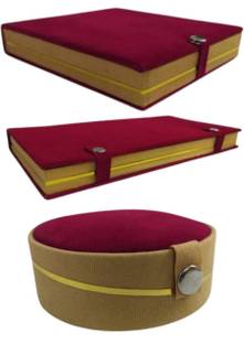 S Mark Wooden Big Aaram Bangles & Bangle for Women | Pack Of 1 | (3pcs) Velvet Vanity Box