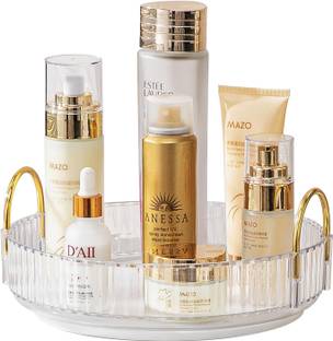 inovera 360° Rotating Cosmetic Organizer for vanity, Skincare, Perfume, and More Makeup Vanity Box