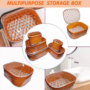 Aadhya Polka Dot 5 Kit Cosmetic stporage makeup bindi Organizer Vanity Box