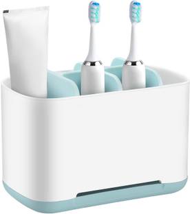 Padchaaya Easy-Store Toothbrush Caddy Bathroom Toothbrush Toothpaste Tube Holder Organizer Toothbrush Case