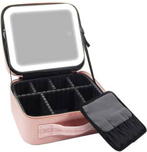mbuys Cosmetic Makeup Box Organizer Vanity Case Make brush storage Vanity Box