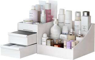 inovera Makeup Organizer with Drawers Countertop Cosmetics Display Case for Dressing Makeup Vanity Box